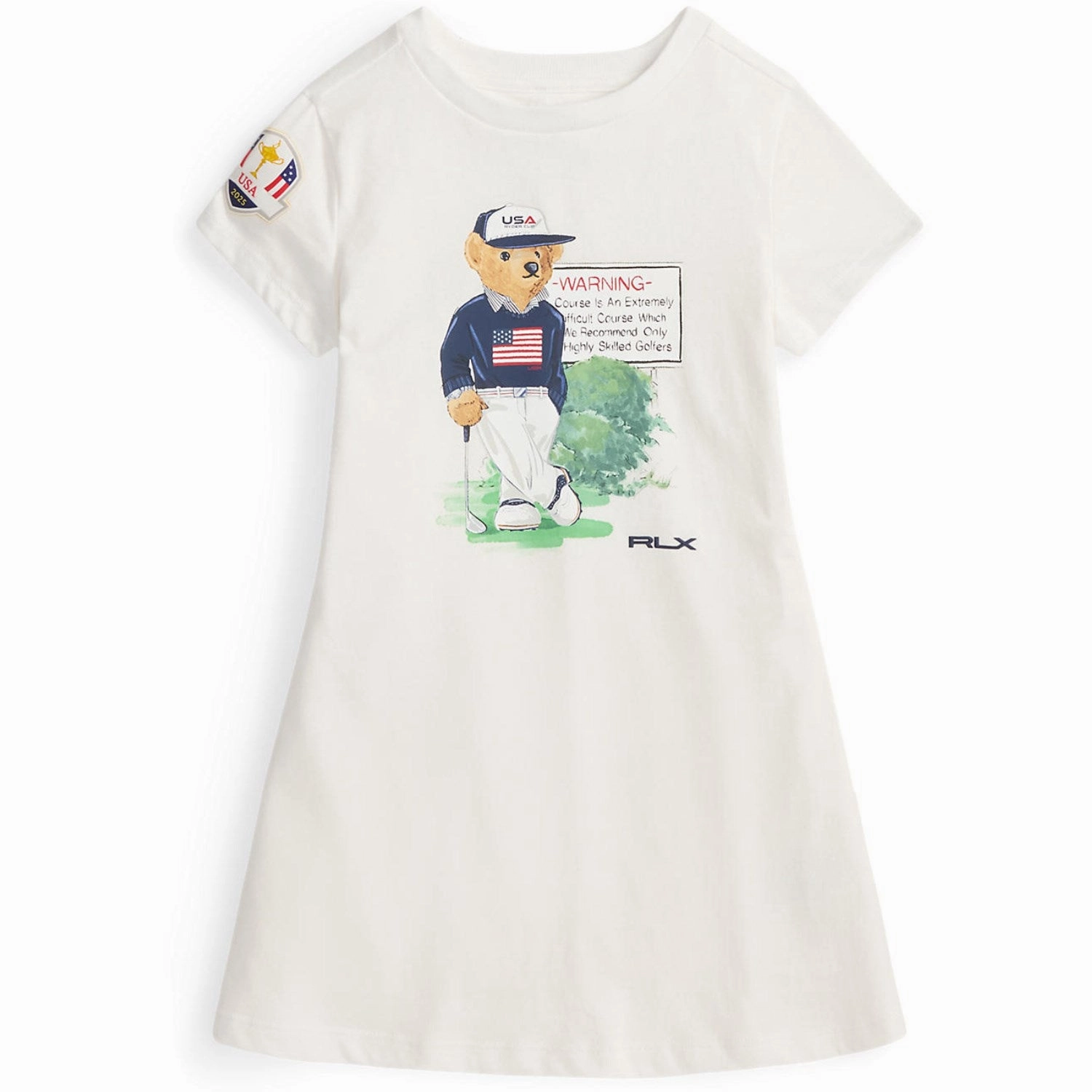 Soft Breathable MinimalistDesign Polo Ralph Lauren White Core Bear Boy T-Shirt