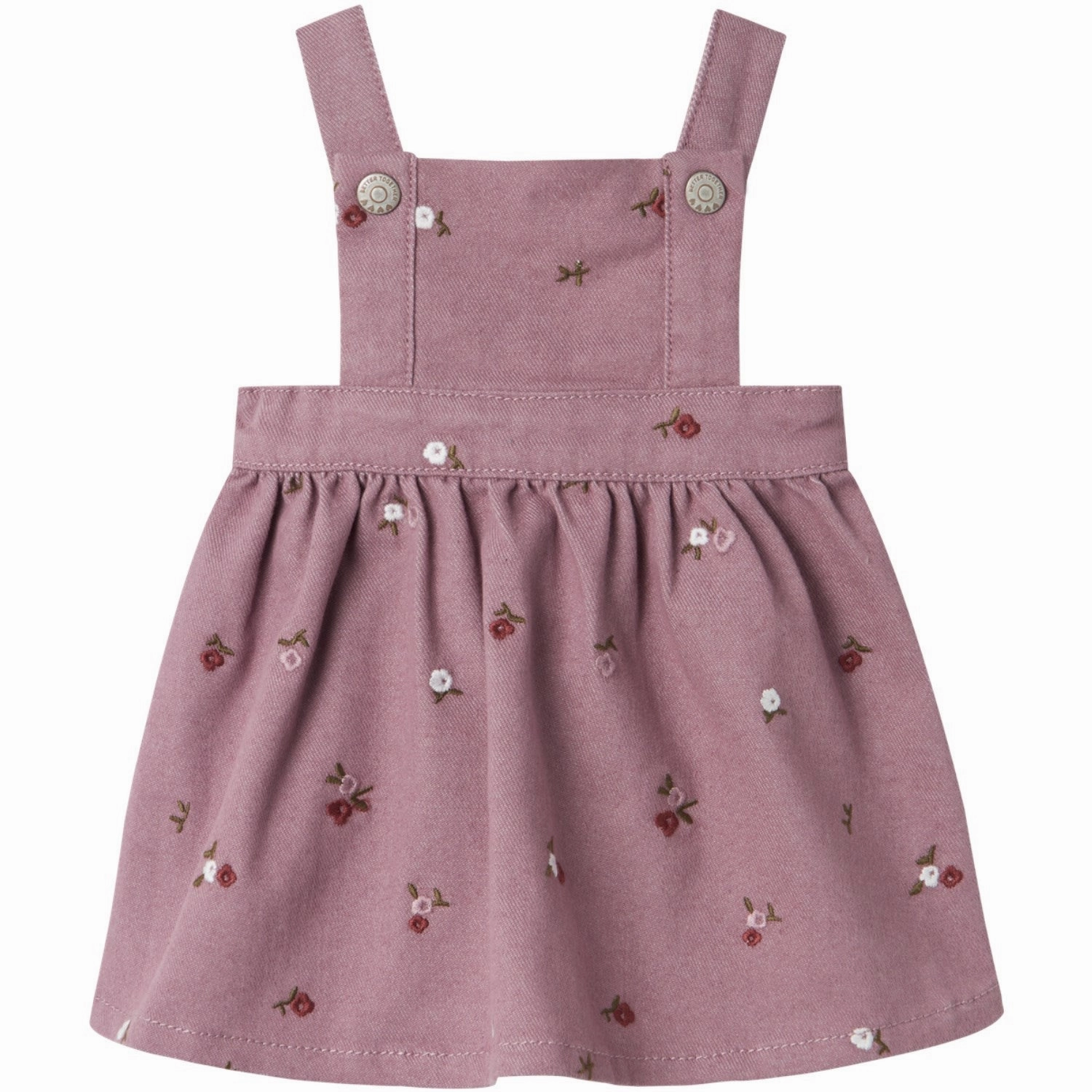 Name It Elderberry Embroidery Elin Skirtall Twill Texture Mood Statement-Print