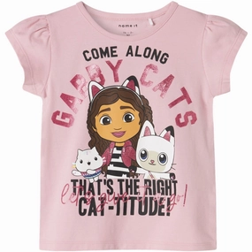 Flatlock stitching Name It Cameo Pink Maba Gabby'S Dollhouse T-Shirt