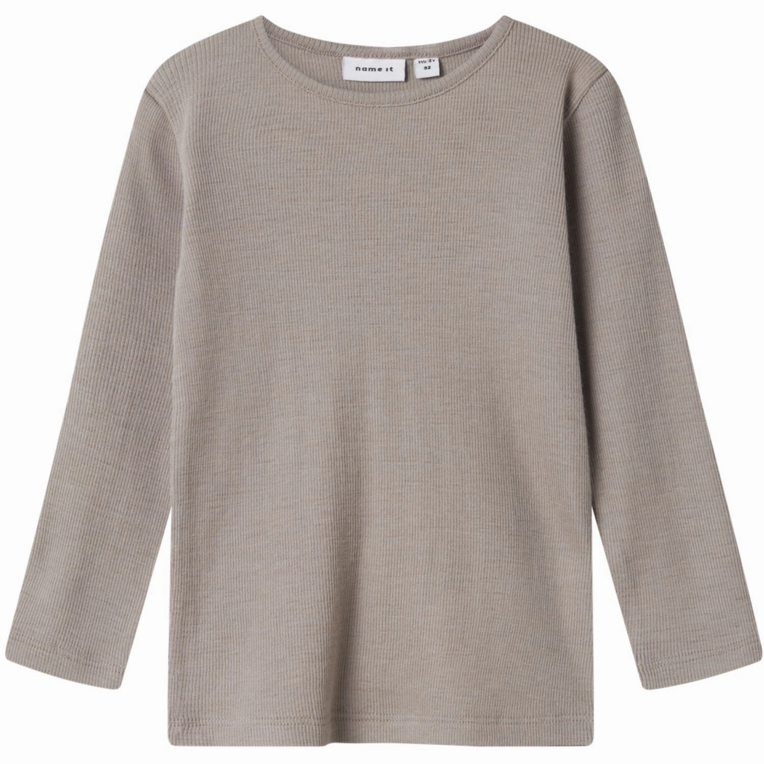 Name It Satellite Nmmwossa Wo/Si Rib Ls Top Adjustable Hem