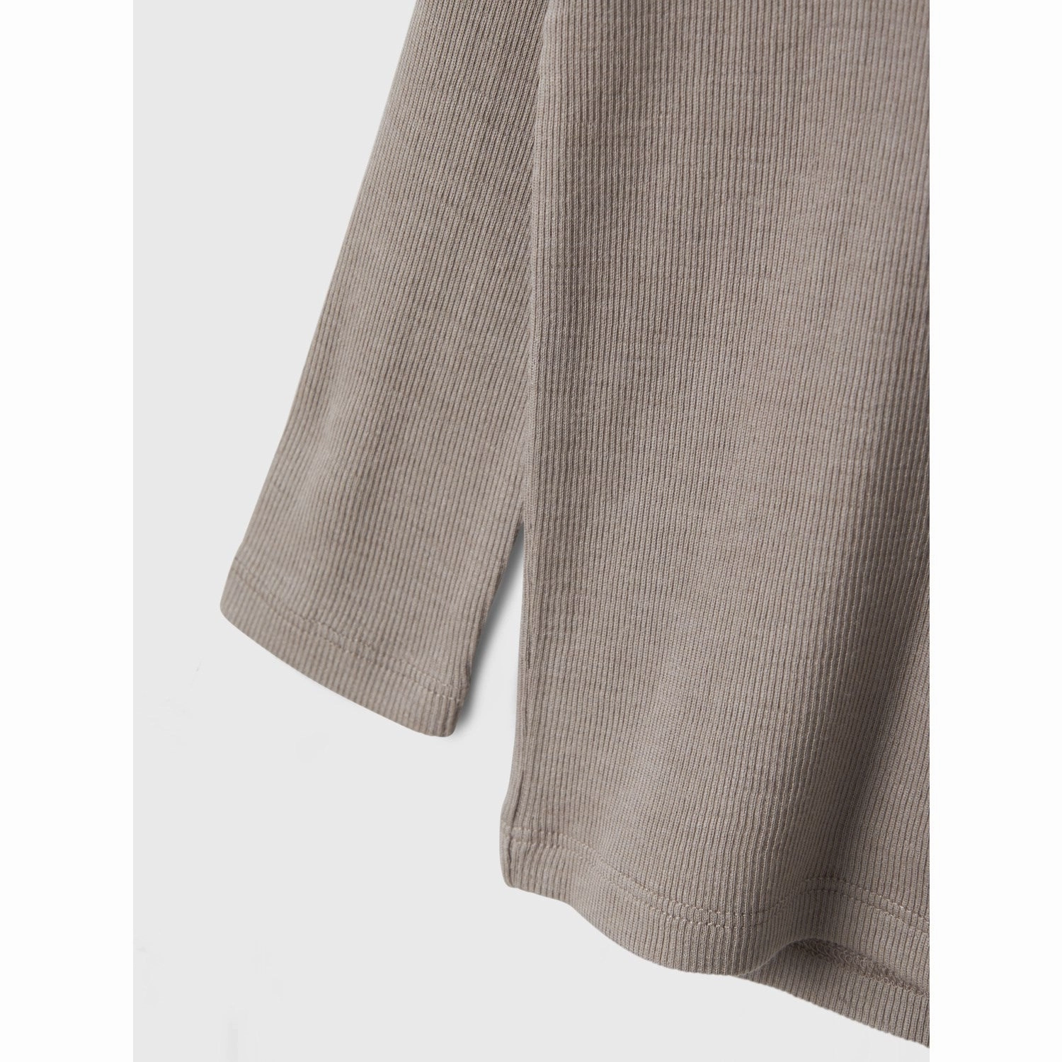 Name It Satellite Nmmwossa Wo/Si Rib Ls Top Earthy Hue