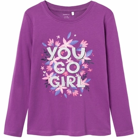 Comfy Essentials Wear Name it Hyacinth Violet Roda T-Shirt