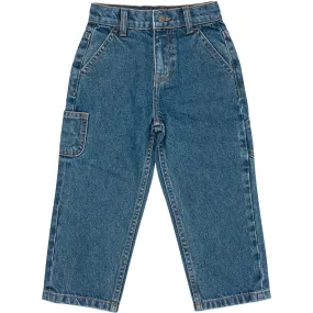 Copenhagen Colors Indigo Blue Washed Organic Pocket Jeans Wide Fit Modern Traveler Gear Sunny Vibes