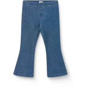 Hidden Rivet Details COPENHAGEN COLORS Lt. Blue Indigo Washed Jeggings W. Flare- Super Stretch