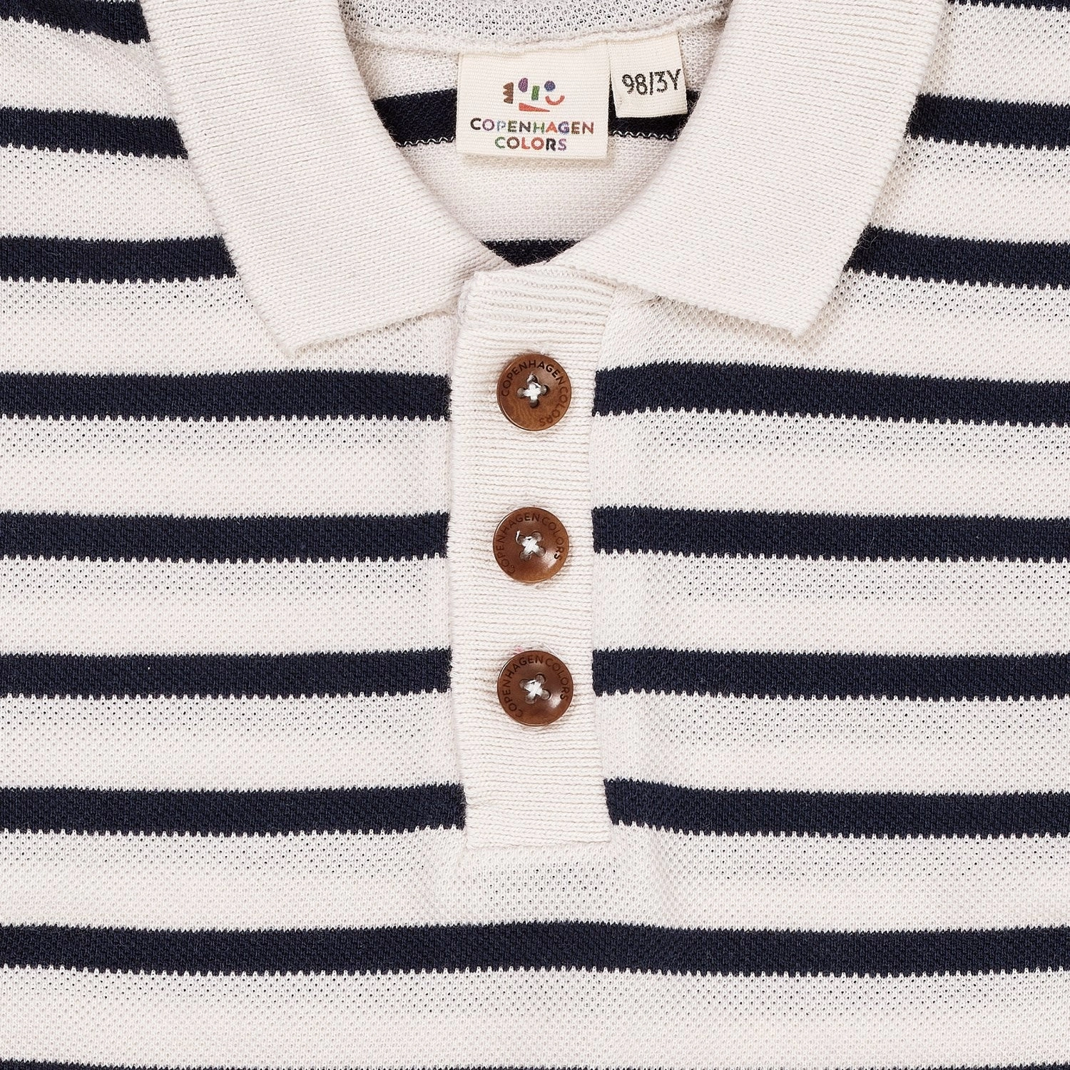 LowProfile Seam Tape Weekend Outing Copenhagen Colors Navy/Cream Stripe Striped Pique Polo