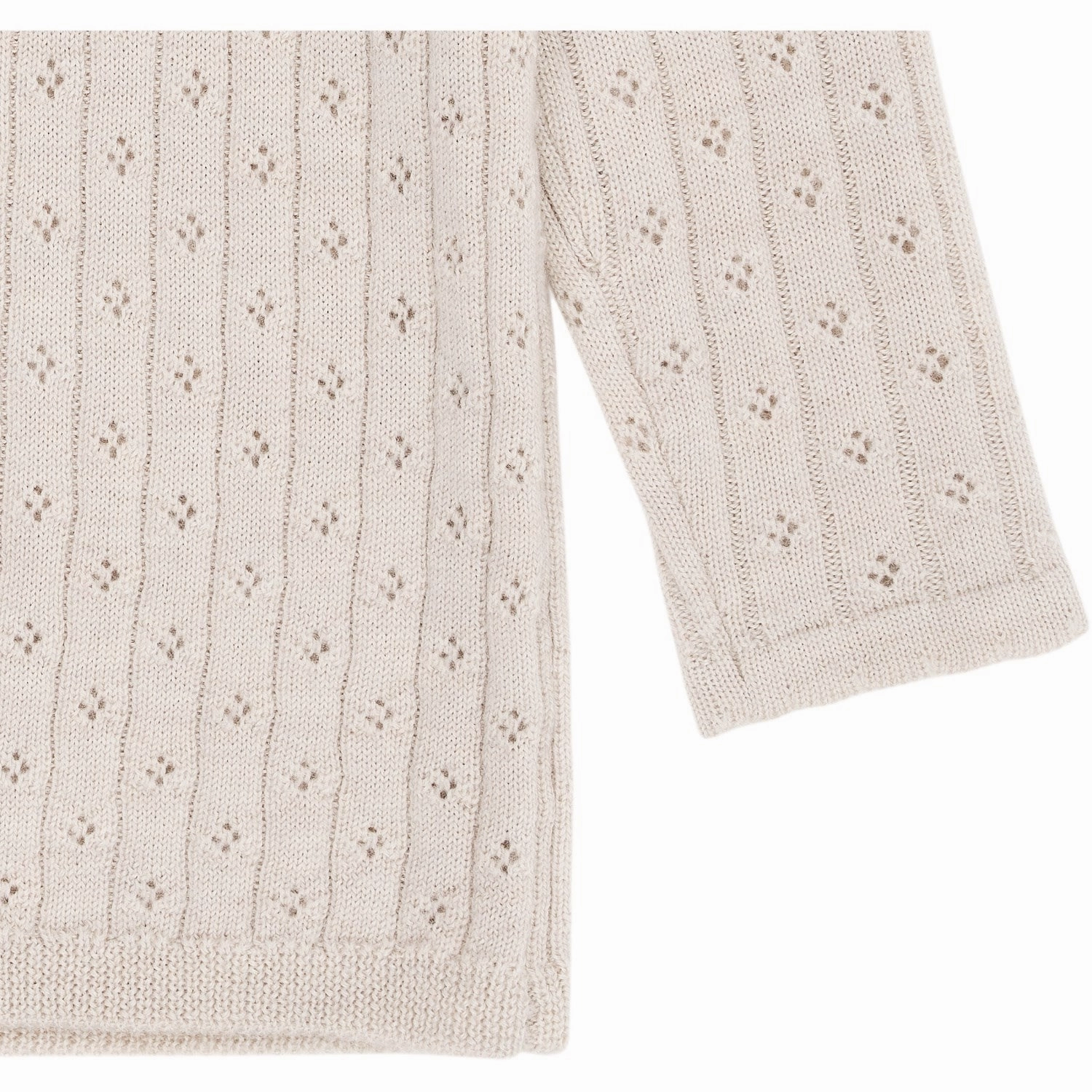 Airflow Ventilation System Essential Wardrobe Copenhagen Colors Pale Cream Melange Merino Classic Pointelle Blouse