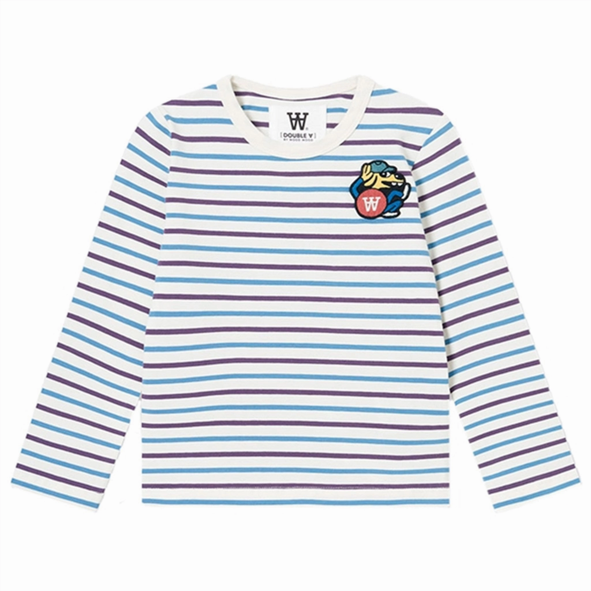 Unisex Choice Wood Wood Off-white stripes Kim Doggy Patch Blouse