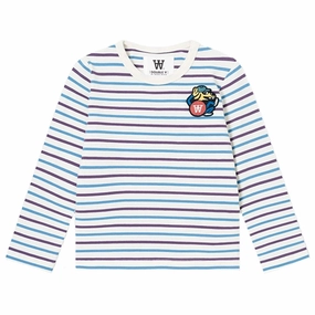 Statement Piece Wood Wood Off-white stripes Kim Doggy Patch Blouse