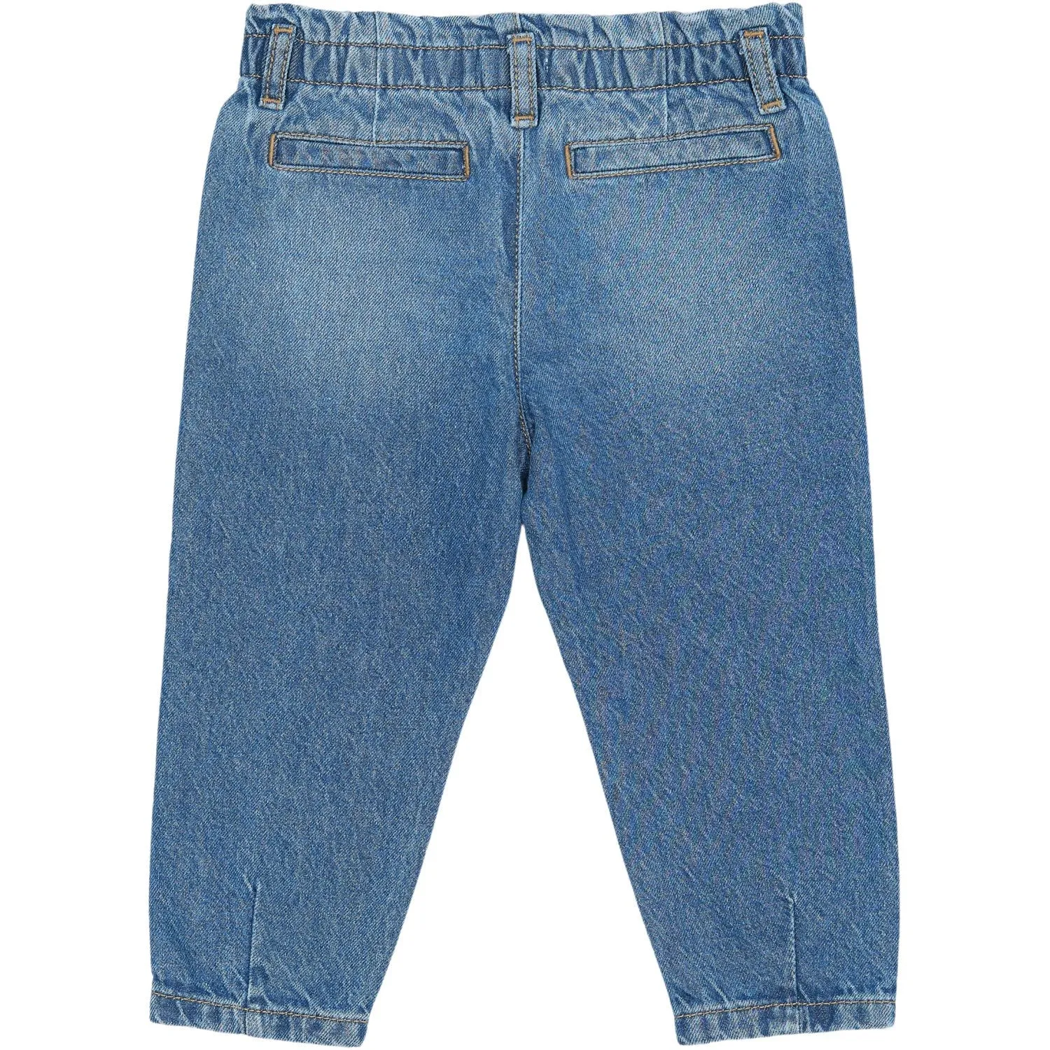 THE NEW Siblings Medium Blue Denim Pida Carrot Jeans No Hassle Fit Mid Rise Fit
