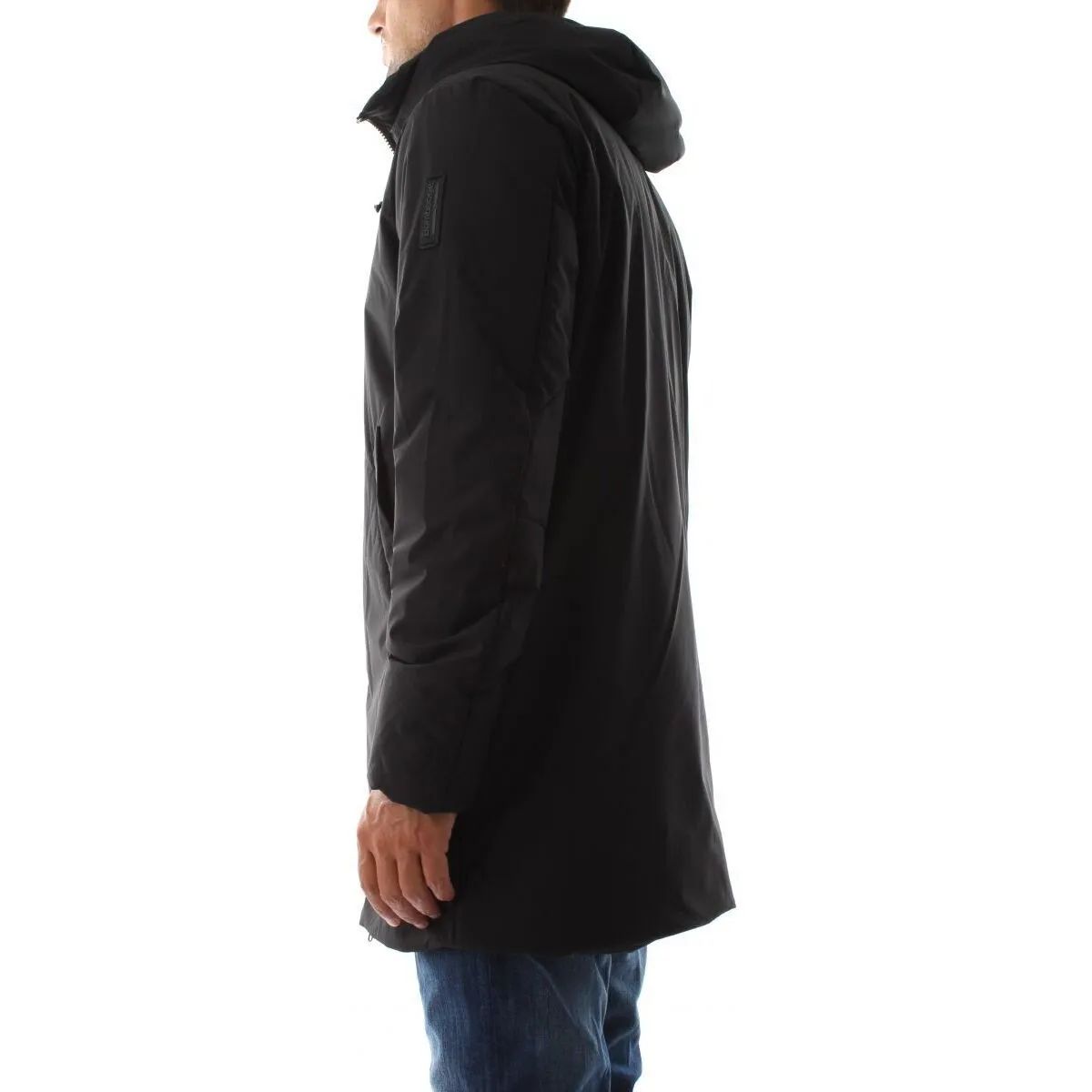 Credit HighCollar Design Bomboogie giubbotto da uomo con cappuccio con imbottitura in Primaloft M8652TTJA4 297 blu