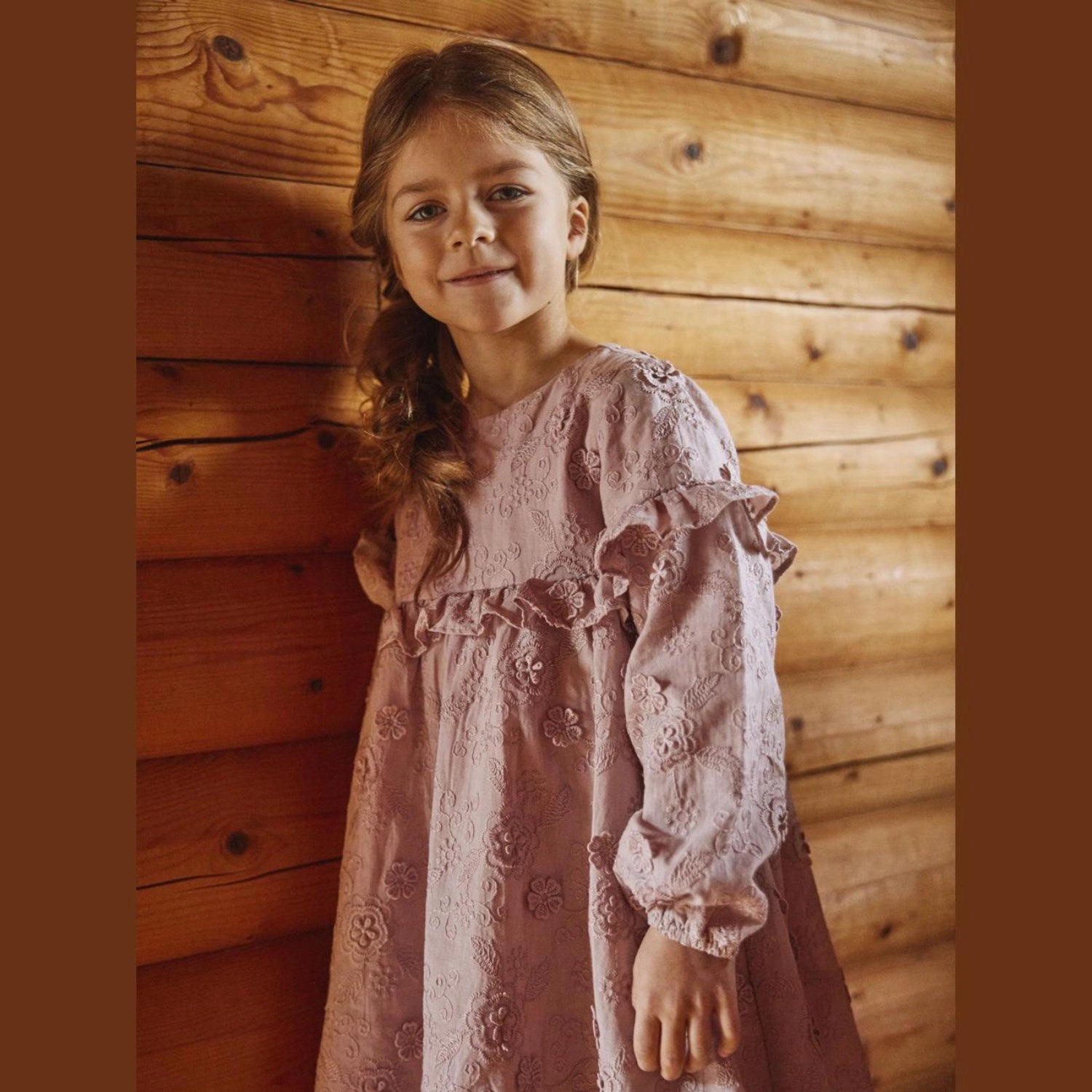 Lil'Atelier Shadow Gray Odana Loose Dress PlushLining