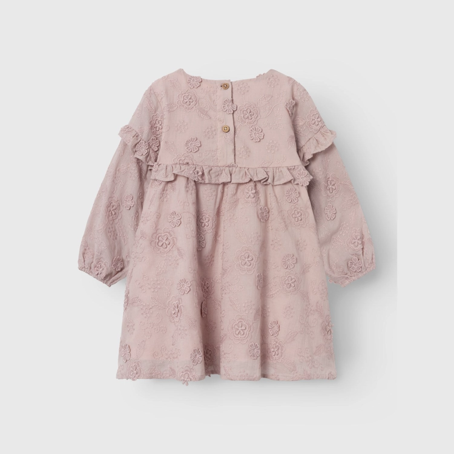 Frayed-Edge Birthday-Celebration Lil'Atelier Shadow Gray Odana Loose Dress