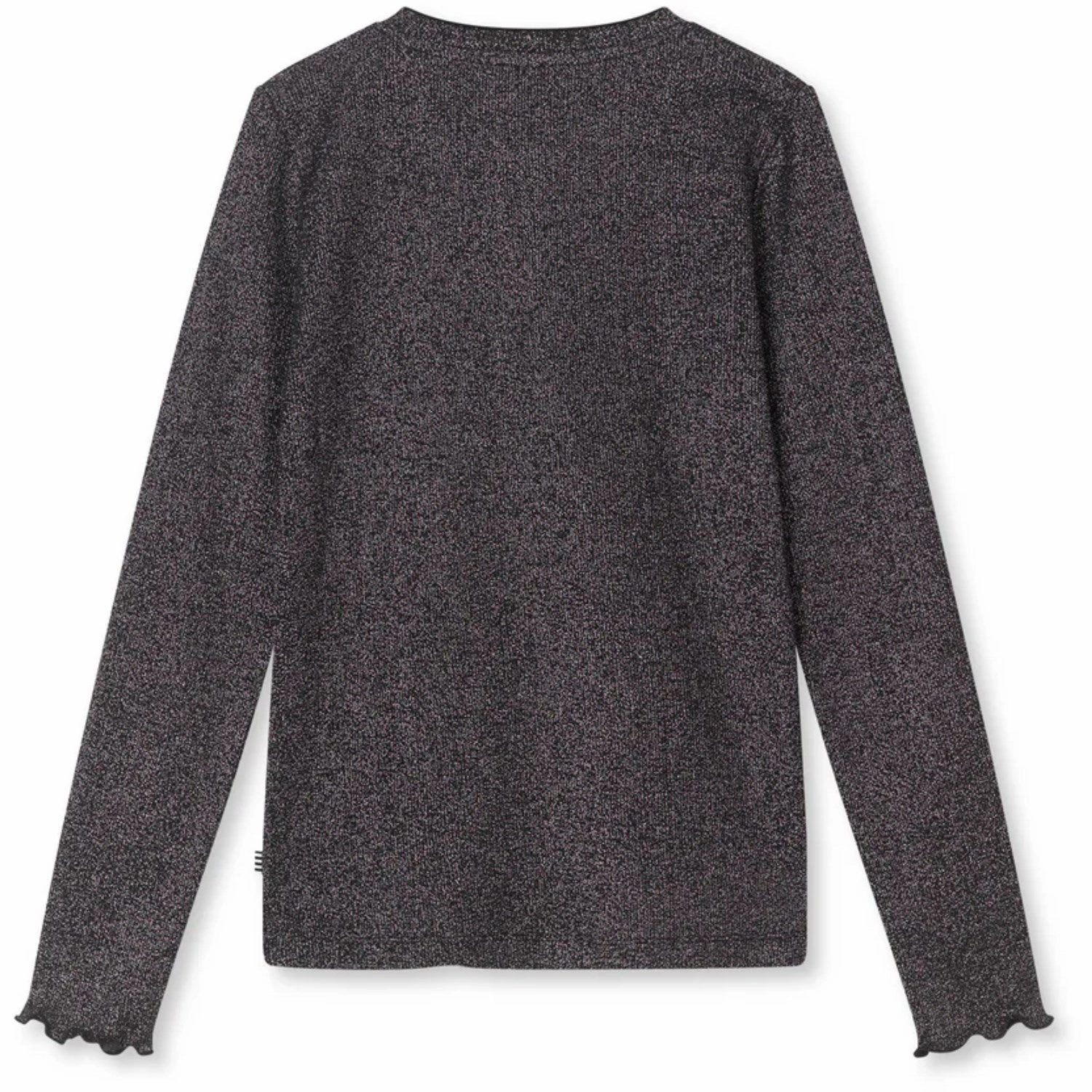 Mads N?rgaard Gun Metal 2X2 Lurex Tala Blouse Easy Care Material