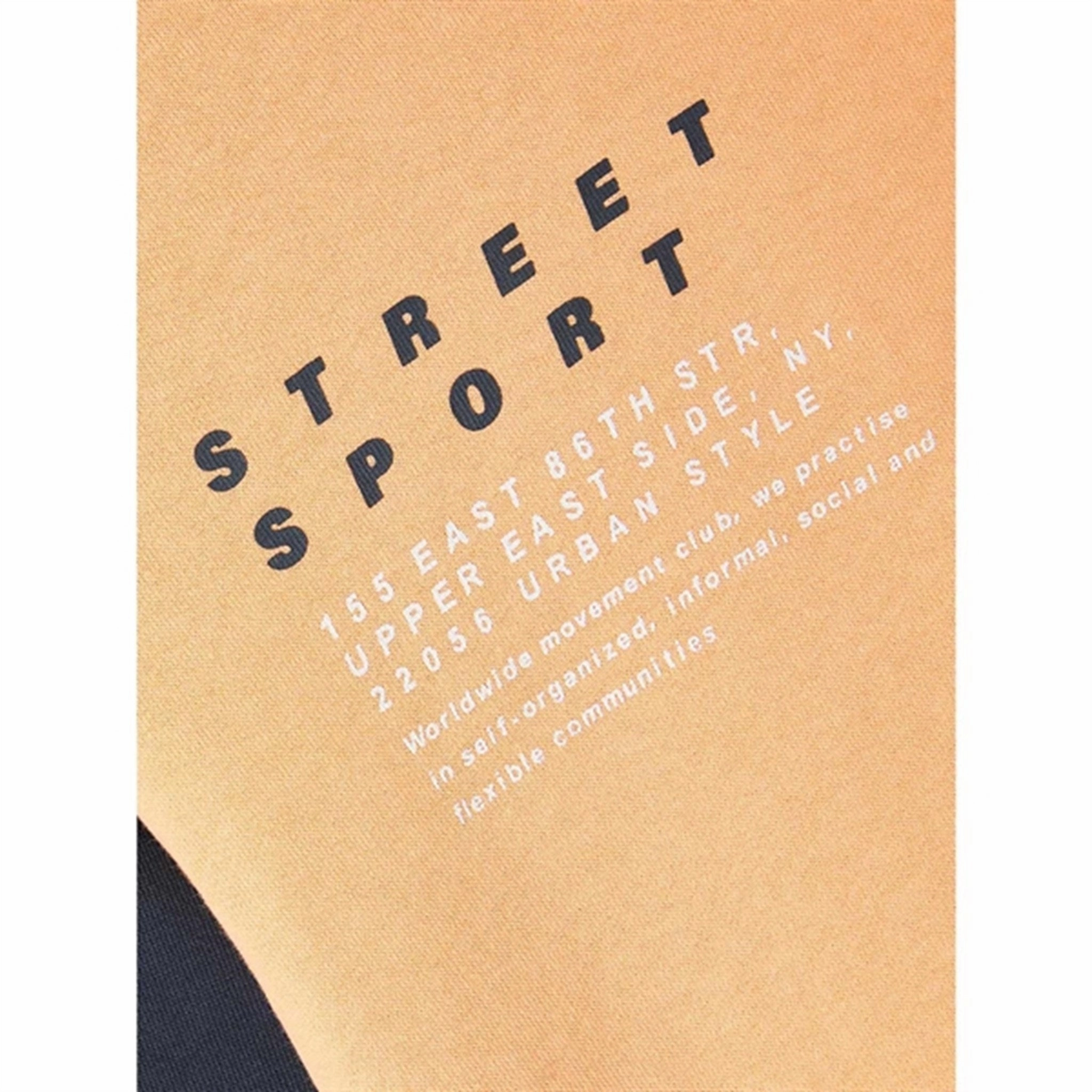 Relaxed Cut Organic Cotton Blend Name it Orange Chiffon Volmar Hoodie