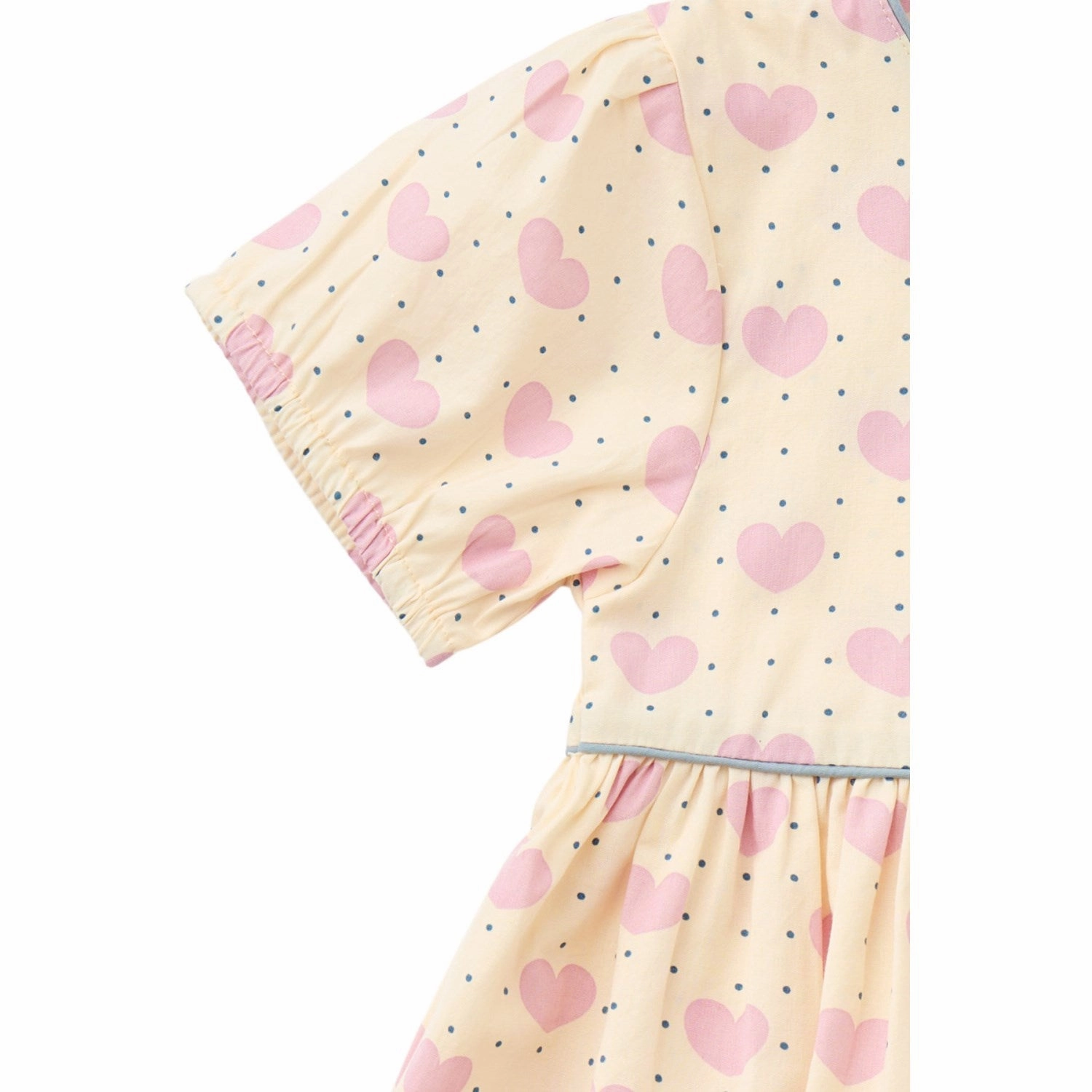 Quick Look Smart Fit Wear COPENHAGEN COLORS Heart Aop Heart & Dots Dress