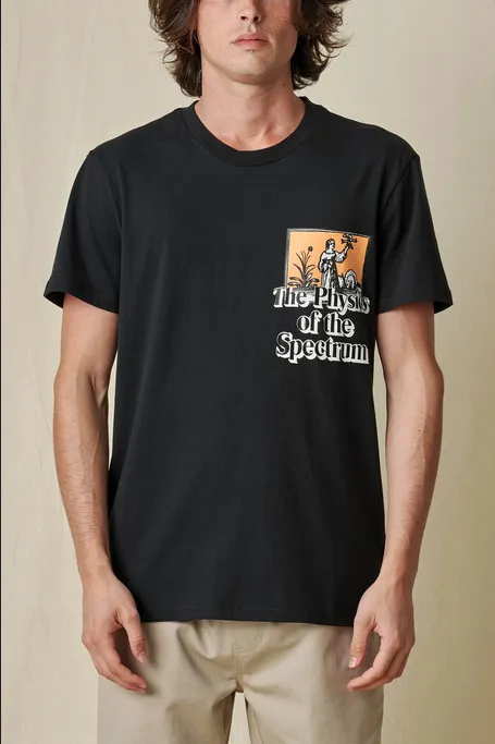 Versatile Wardrobe Piece Seasonal Smart Globe maglietta manica corta da uomo The Physics GB02241002 BLK nero