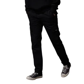 Dolly Noire pantalone in ripstop da uomo Easy Cargo pa206-qu-01 nero Cozy And Stylish Layered Look