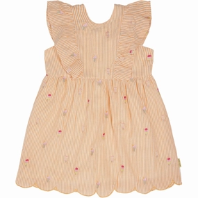 Square Neck Hust & Claire Mini Rose Morn Kresta Dress