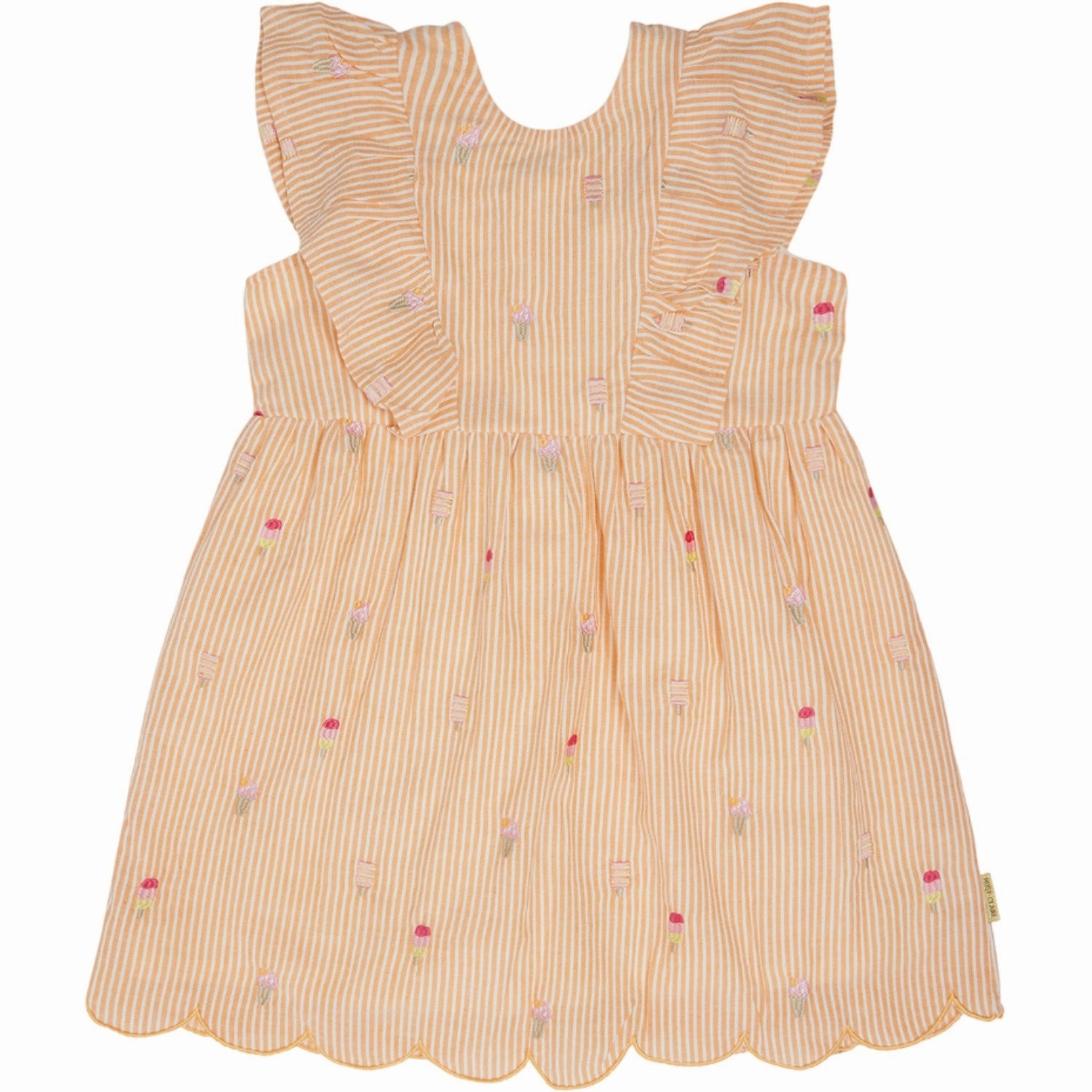 Square Neck Hust & Claire Mini Rose Morn Kresta Dress