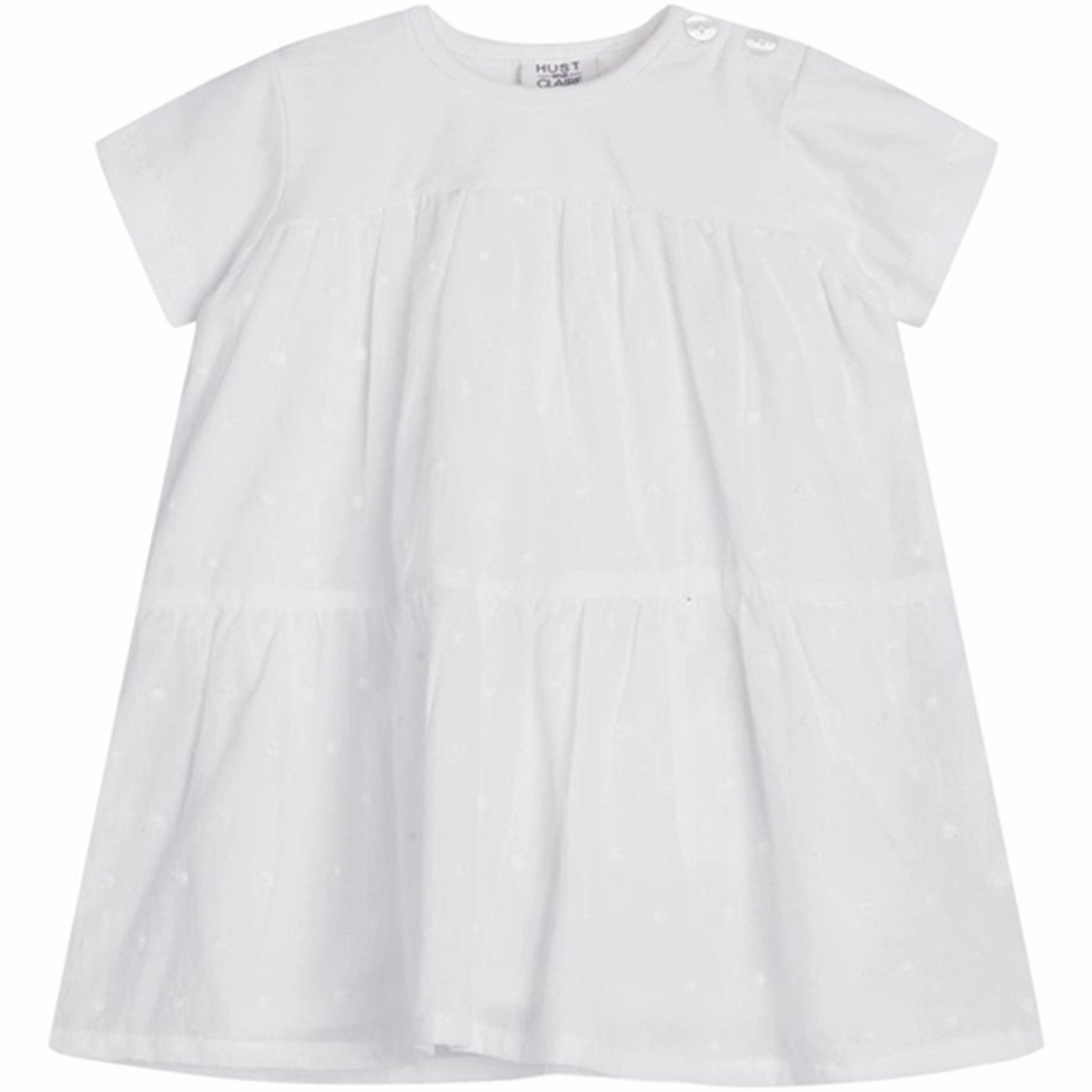 Hust & Claire Baby Kristiane Dress White Cozy and Comfortable