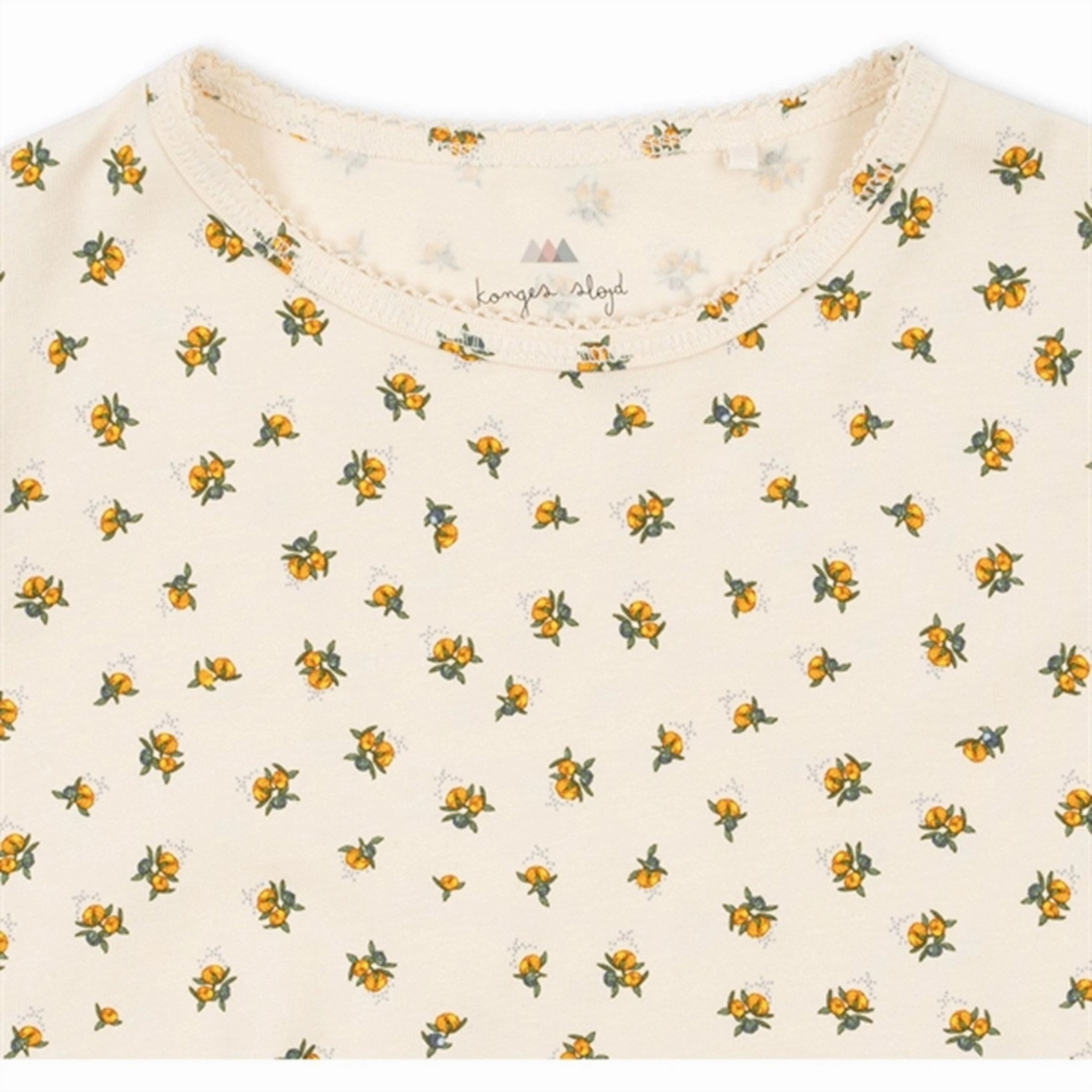 Konges Sl?jd Peonia Limone Basis Dress Calm Mood