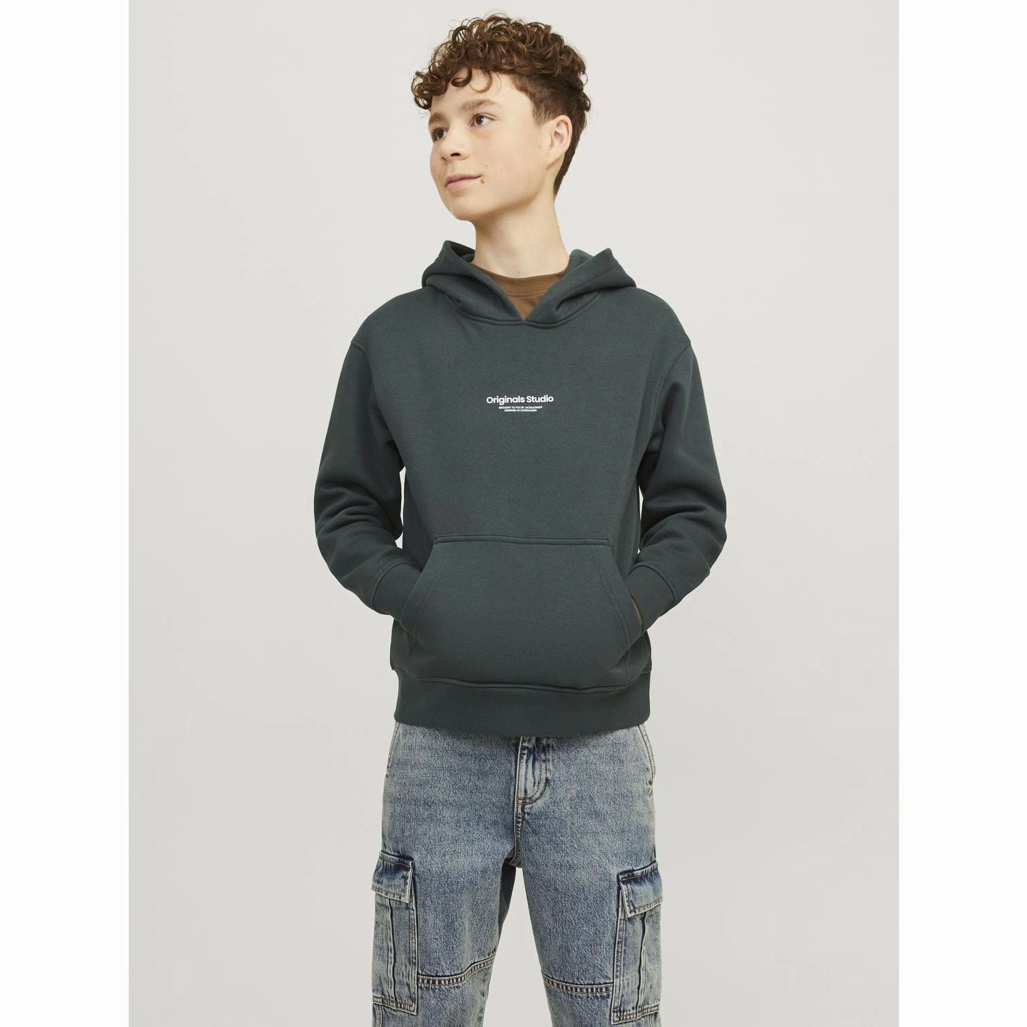 Outdoor Style Jack & Jones Junior Forest River Jorvesterbro Sweat Hoodie Noos