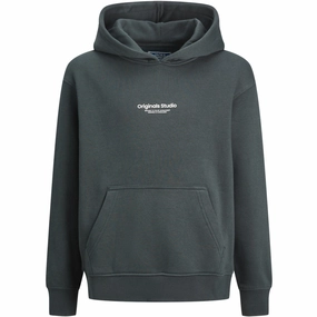 Low Profile Logo Functional Fashion Jack & Jones Junior Forest River Jorvesterbro Sweat Hoodie Noos
