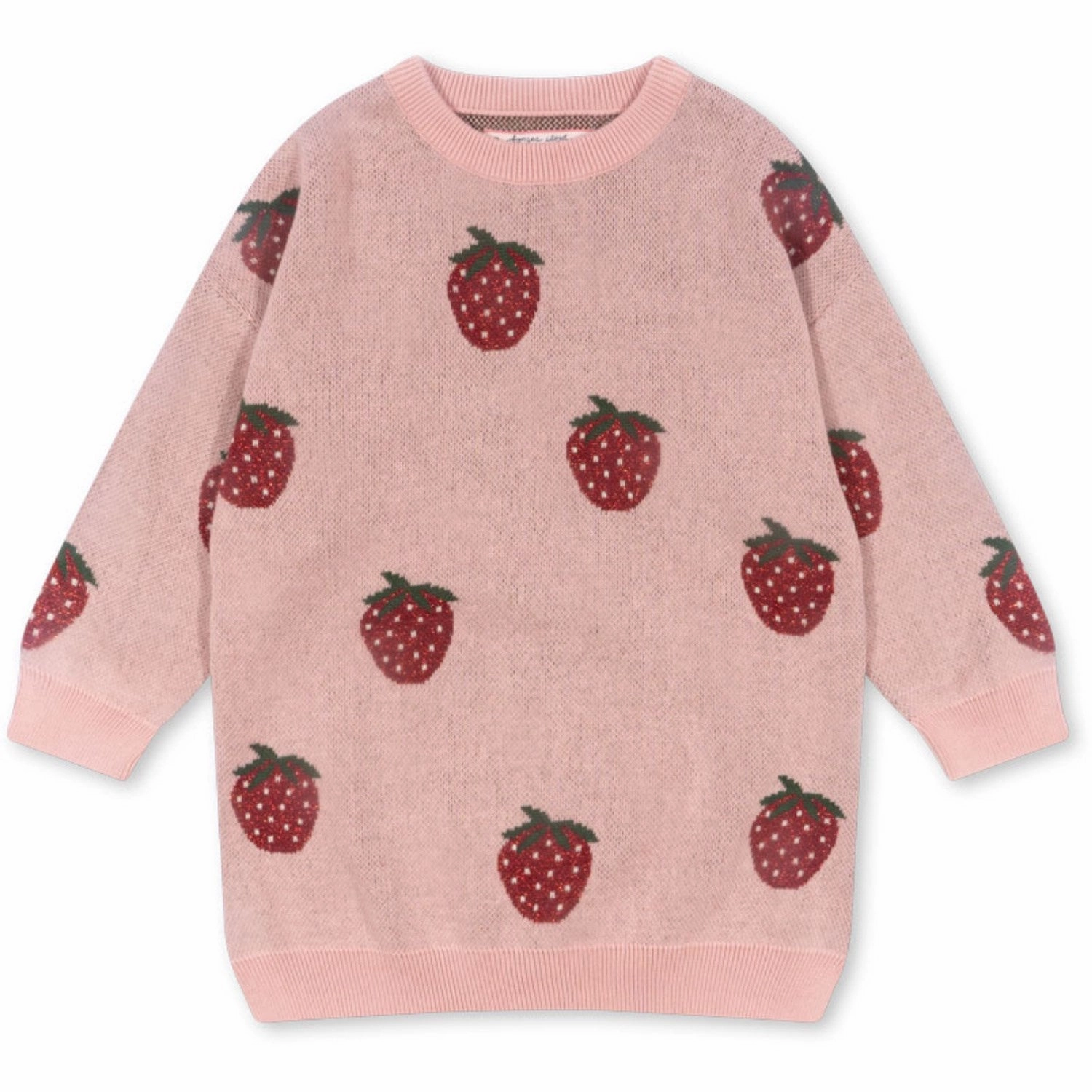 Refined Line Konges Sl?jd Strawberry Lapis Lurex Knit Dress