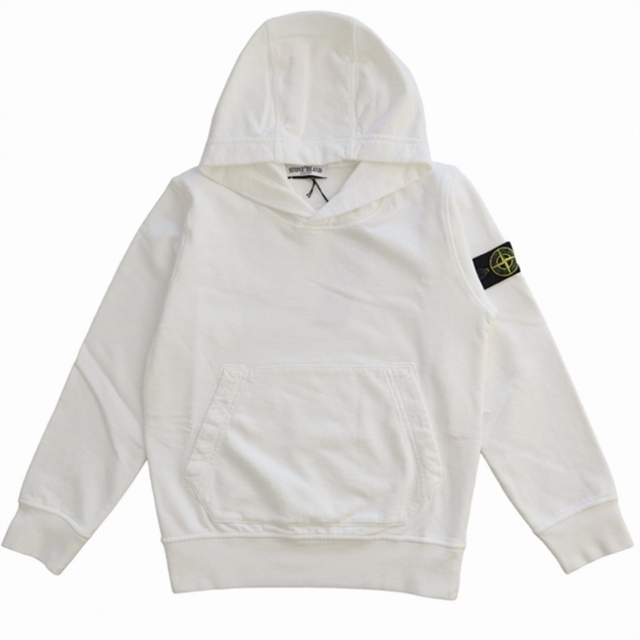 Stone Island Hoodie White school wear Ibex like