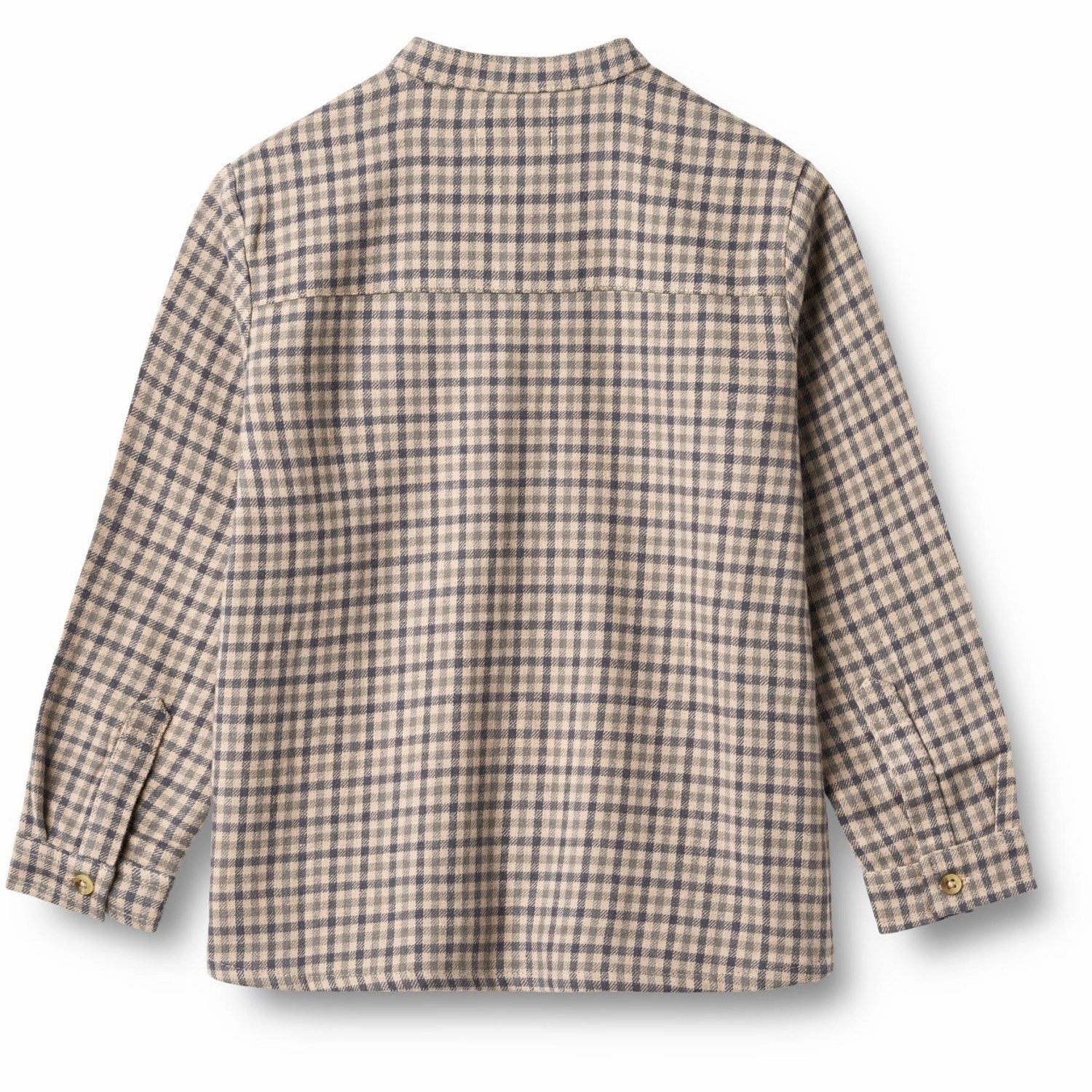 High-End Fashion Wheat Blue Check Shirt L/S Willum