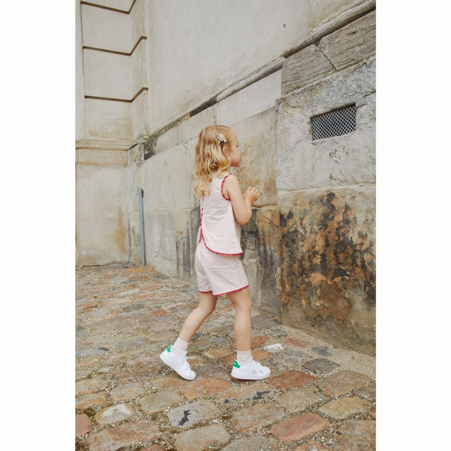 Minimalist Stitching Effortless Comfort COPENHAGEN COLORS Dusty Rose Comb. Poplin Deco Summer Set