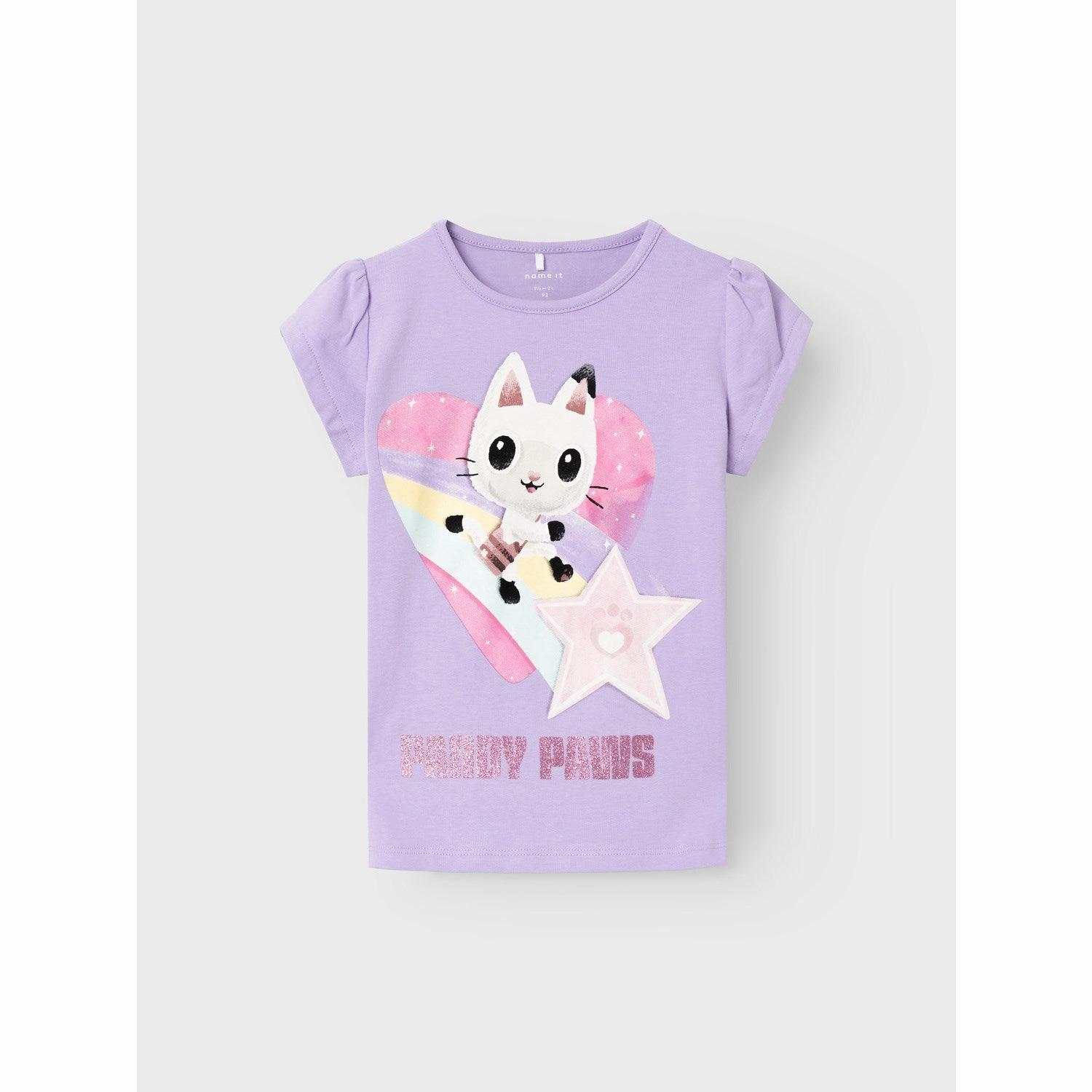 Name It Purple Rose Mamma Gabby T-Shirt Reinforced Neckline Active Wearable