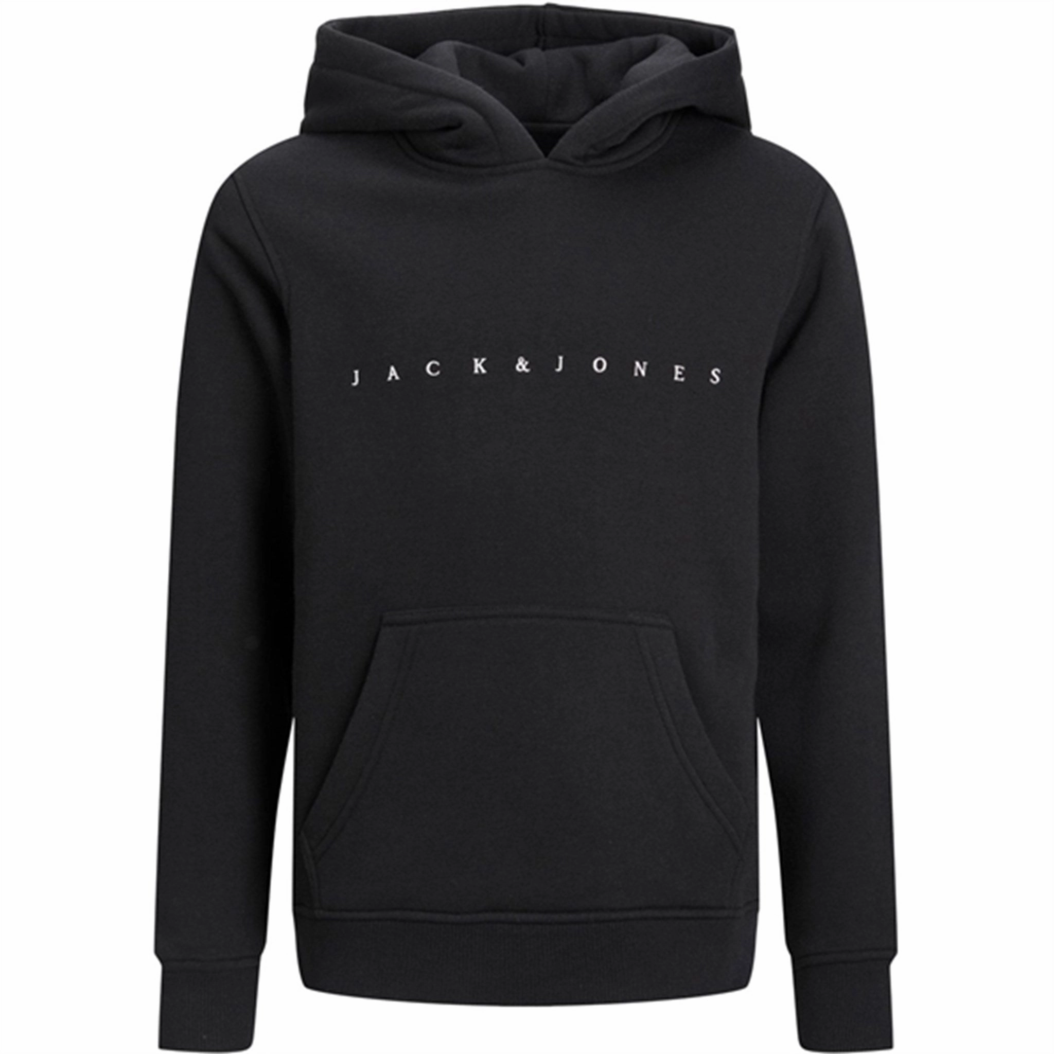 Jack & Jones Junior Black Copenhagen Hoodie Noos Garment Dyed Finish