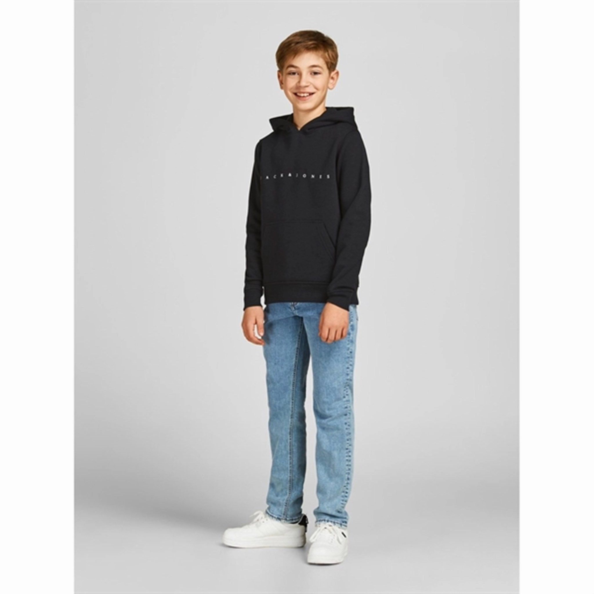 Jack & Jones Junior Black Copenhagen Hoodie Noos Timeless Street Tennis wear