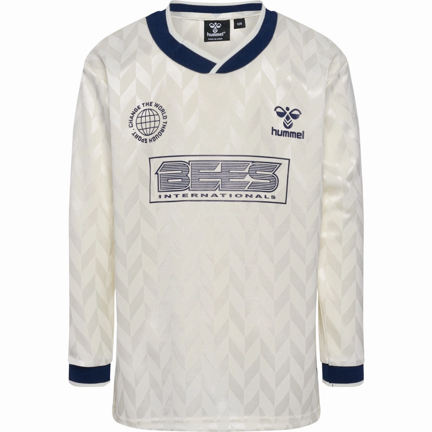 Hummel Marshmallow Pleks T-Shirt L/S Abrasion Resistant Edges Layered Hemline