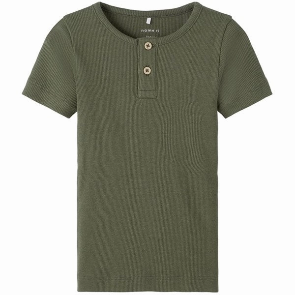 Name it Dusty Olive Kab T-Shirt Noos anti static