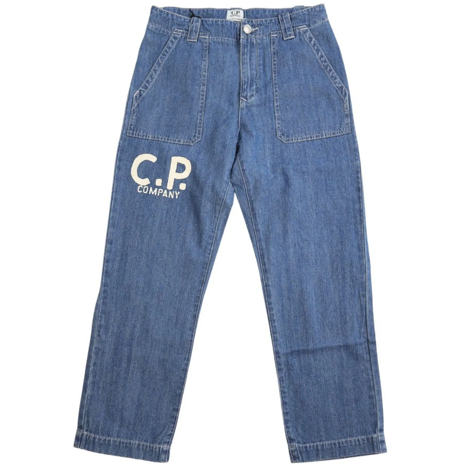 Soft Aesthetic One For All C.P. Company Indigo Blue Trousers
