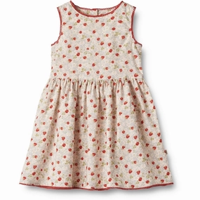 Wheat Rose Strawberries Dress Lace Thelma Celebration Wear