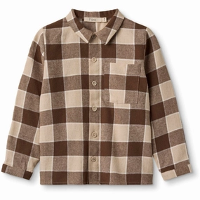 Fliink Humus Check Cody Shirt Dynamic Design Laser Cut Edge Detail