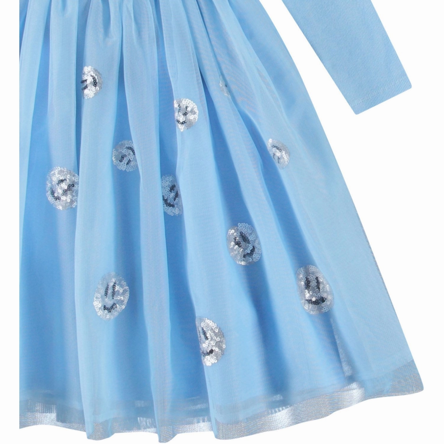 Molo Day Sky Cyrus Dress LS Light Drape