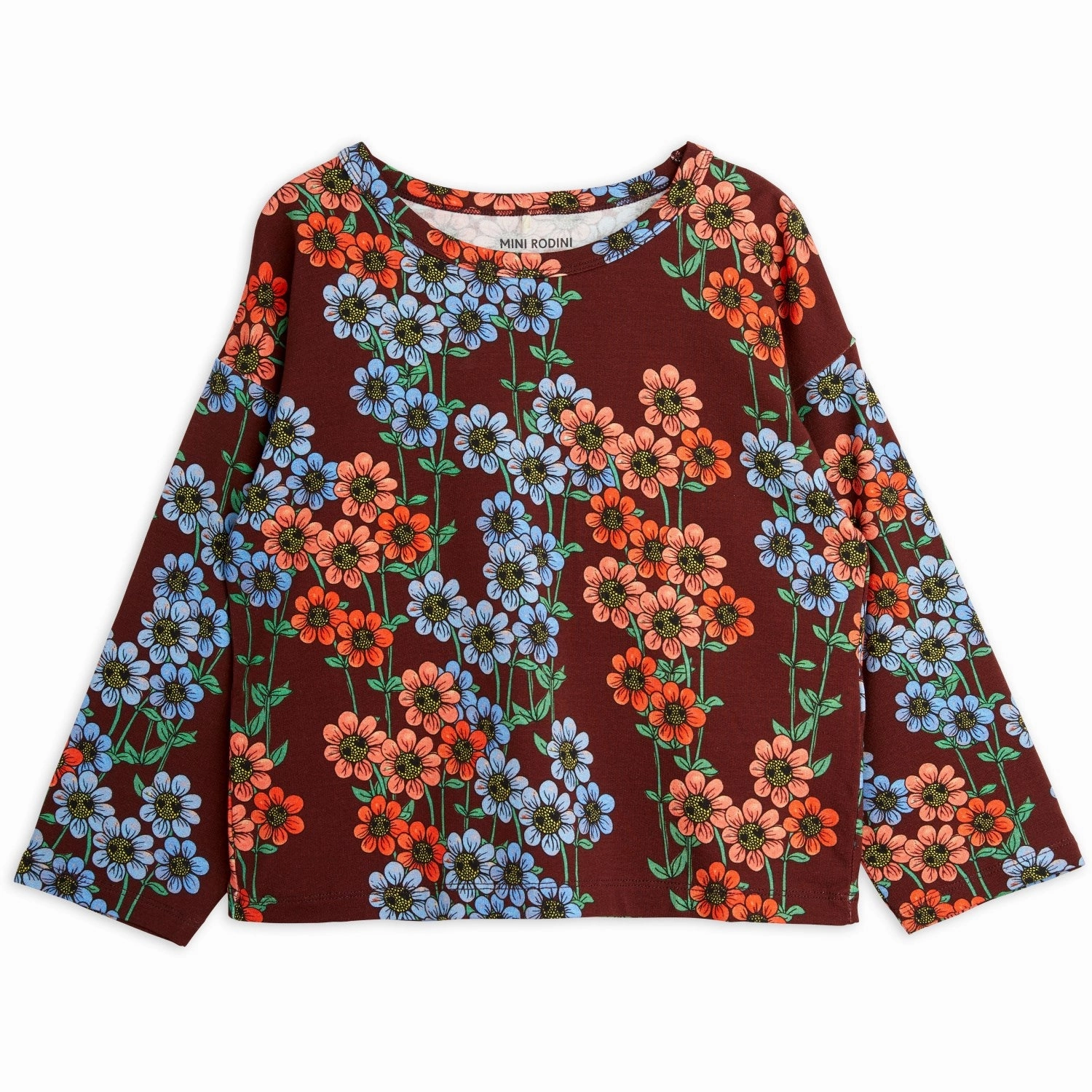 Mini Rodini Multi Daisys Aop Blouse Coastal Vibes Sporty Look