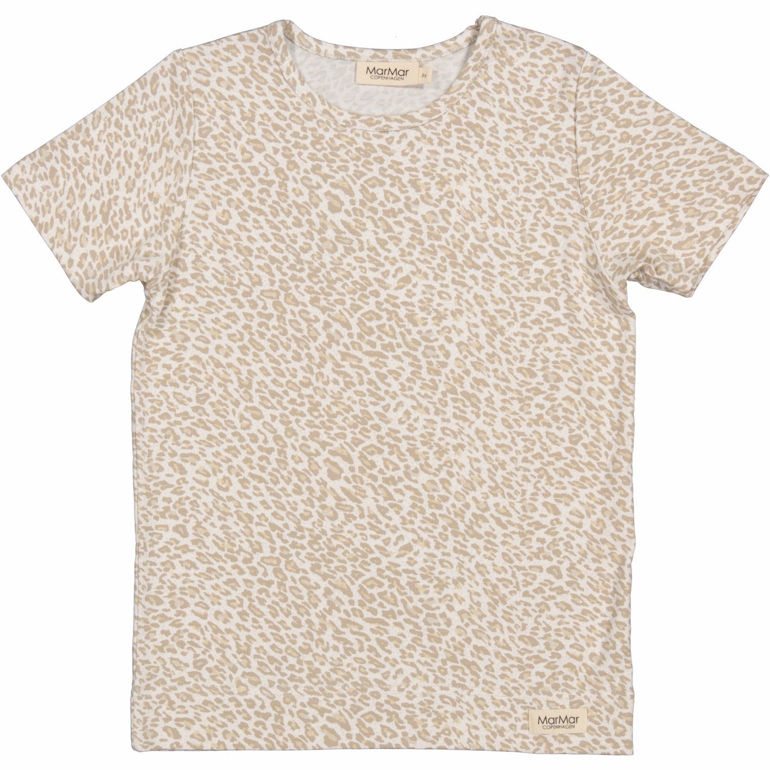 Microfiber Blend Functional Fashion MarMar Leopard Beige Leo Tee SS T-Shirt