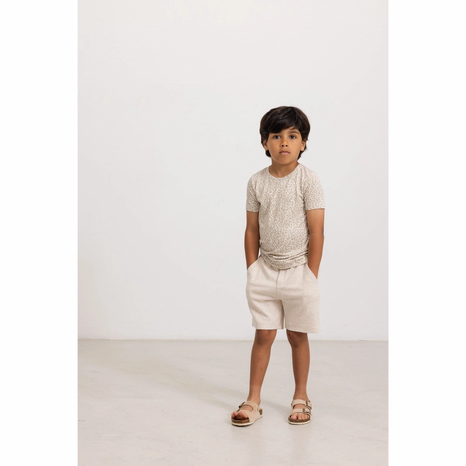 City Smart Look LongLastingColor MarMar Leopard Beige Leo Tee SS T-Shirt