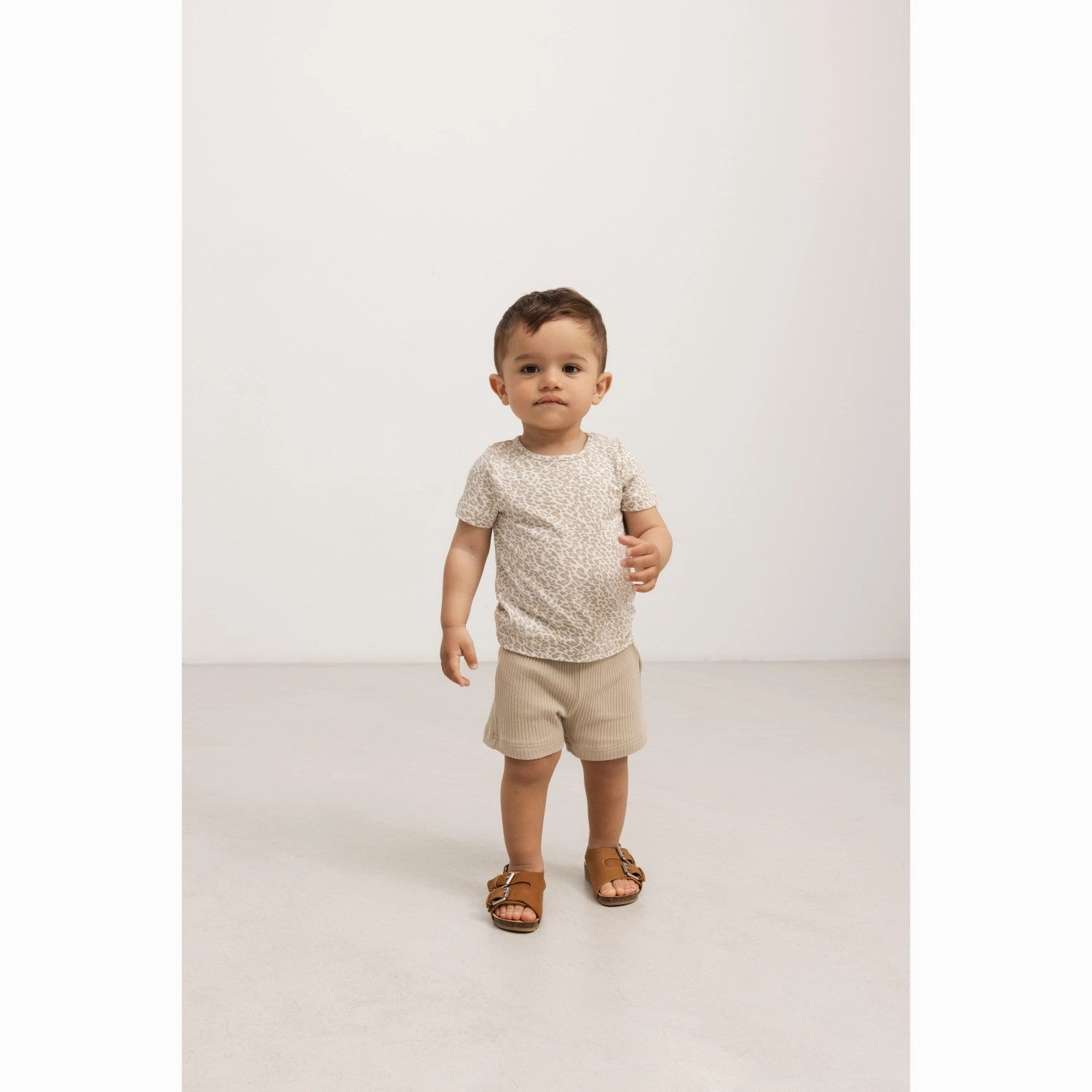 MarMar Leopard Beige Leo Tee SS T-Shirt Everyday Layer HeatResistantMaterial