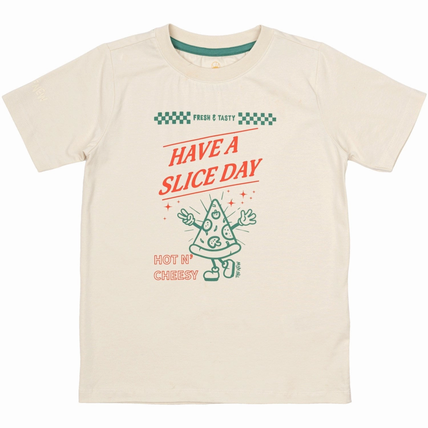 Casual Day Wear Soft Texture The New White Swan Nash T-Shirt