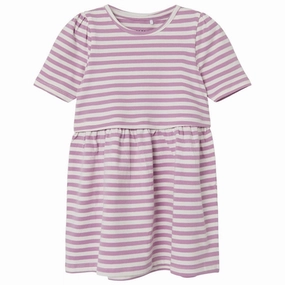 Name it Smoky Grape Ija Dress Classic Layers Effortless Mood
