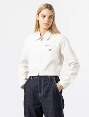 Multi Directional Stretch Cap Dickies giacca da donna in canvas Duck DK0A4XMSC431 bianco latte