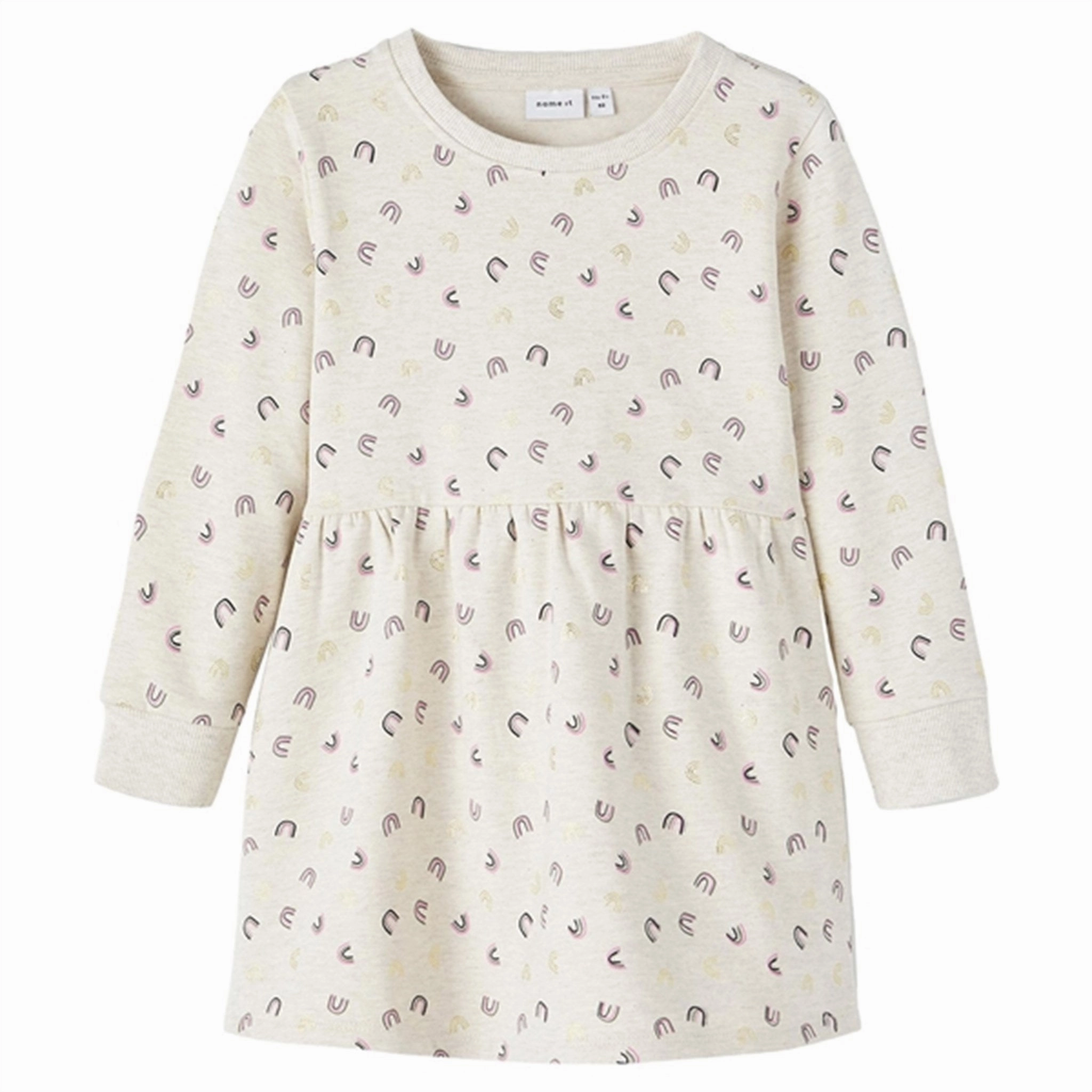 Name it Peyote Melange Tara Sweat Dress Texture Style Walk Easy