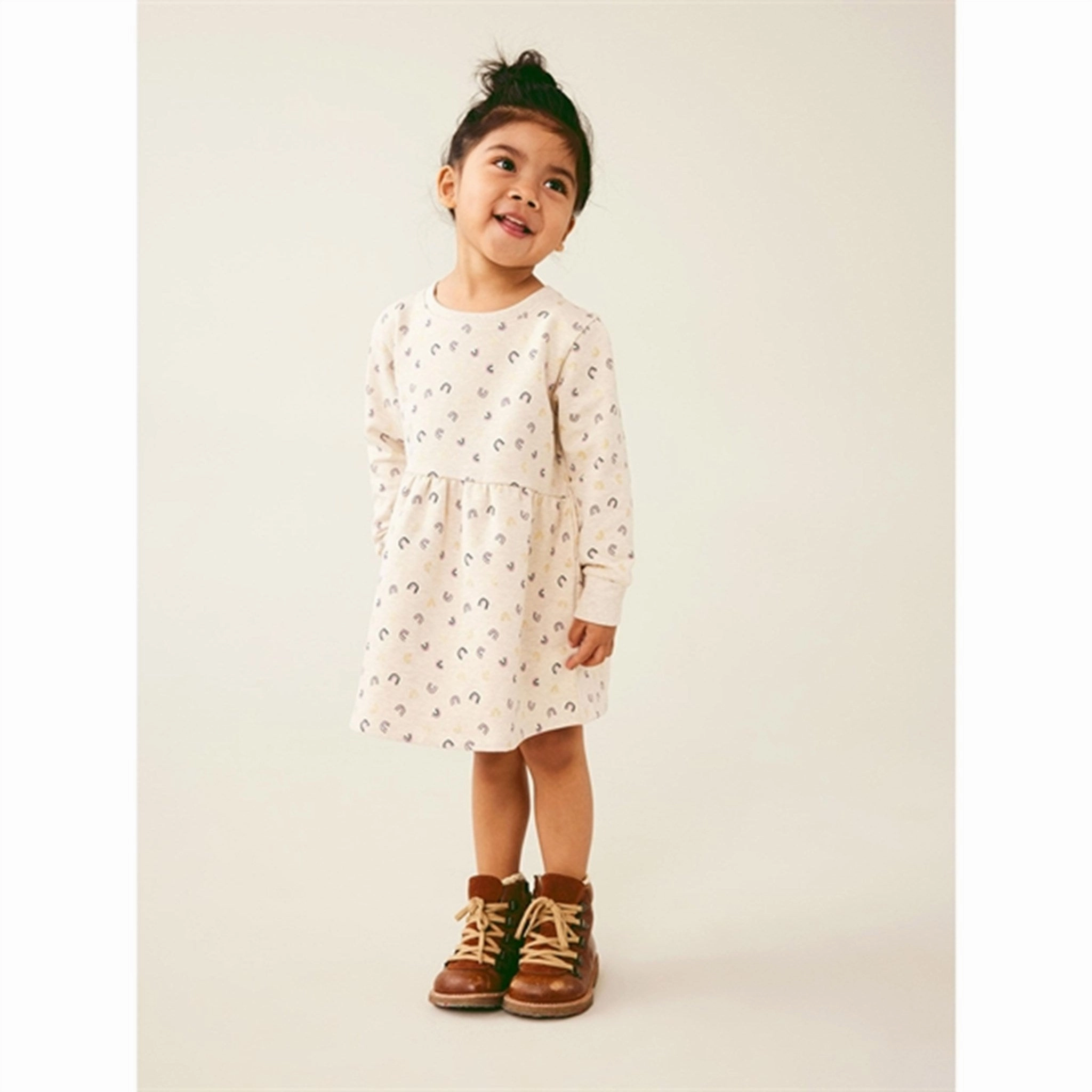 Sheer Look Name it Peyote Melange Tara Sweat Dress