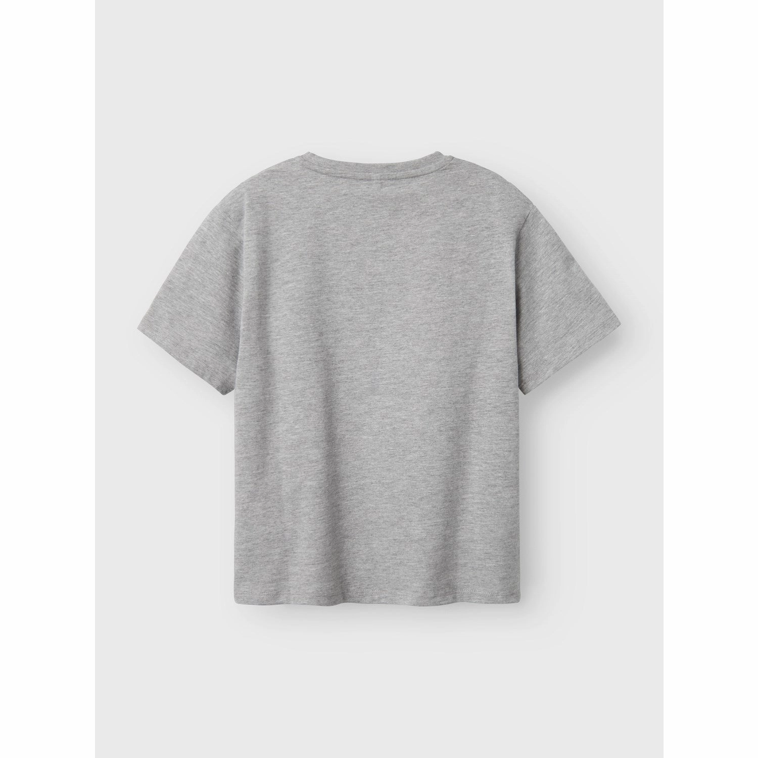 loose fitting Comfy Vibes Name It Grey Melange Teaske T-Shirt